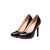 Patent leather pump