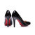 Patent leather pump