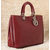 Diorissimo Claret Nappa Leather Handle Bag