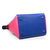 Blue & Pink leather handle bag