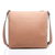 Beige Leather Messenger Bag