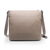 Khaki Leather Messenger Bag