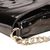 Black soft patent leather Soho Chain Shoulder Bag