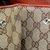 GG Fabric with Brown Leather Trim Top Handle Tote