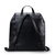 Black original leather backpack