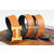 Gold Metal H Brown&Black Belt HB-G-BRN