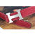 Nickel Metal H RED&Black croco Belt