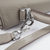 Top Handle Shoulder Strap Flap Bag(SILVER)