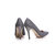 Pewter fabric pointed head pump