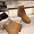 JC X TIMBERLAND/F Wheat Nubuck Leather Boots with Crystal Collar