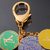 Globe Charm Key Ring