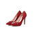 suede leather pointed head pump