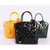 Fall Winter Black Patent Lockit Handle Bag