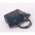 Fall Winter Blue Patent Lockit Handle Bag