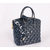 Fall Winter Blue Patent Lockit Handle Bag