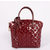 Fall Winter Claret Patent Lockit Handle Bag