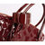 Fall Winter Claret Patent Lockit Handle Bag