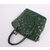 Fall Winter Green Patent Lockit Handle Bag