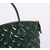 Fall Winter Green Patent Lockit Handle Bag