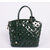 Fall Winter Green Patent Lockit Handle Bag