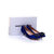 Blue Rhinestone point head pump