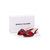 Red rhinestone satin slipper