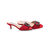 Red rhinestone satin slipper