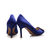 Blue satin point head pump