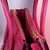 Fuchsia leather handle bag