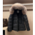 Moncler white goose down coat