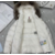 Moncler white goose down coat