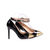 Patent leather point head pump