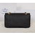 Saffiano leather chain clutch