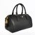 Black Saffiano Leather Column Handle Bag