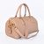 Light Pink Saffiano Leather Column Handle Bag