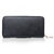 Black Saffiano Leather Zipper Long Wallet