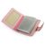 Pink Saffiano Leather Card Holder