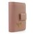 Pink Saffiano Leather Card Holder