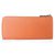 Orange Saffiano Leather Bowknot Wallet