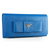 Dark Blue Saffiano Leather Bow-tie Wallet