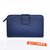 Dark Blue Saffiano Leather Wallet