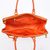 Orange Saffiano Leather Classic Handbag