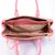 Pink Saffiano Leather Classic Handbag