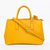 Yellow Saffiano Leather Classic Handbag