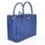 Blue Saffiano Leather Classic 33CM Medium Handbag