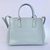 Light Blue Saffiano Leather Classic 33CM Medium Handbag