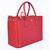 Red Saffiano Leather Classic 33CM Medium Handbag