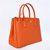 Orange Saffiano Leather Classic 33CM Medium Handbag