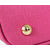 Fuschia Saffiano Leather Classic Handbag