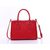 Red Saffiano Leather Classic Handbag